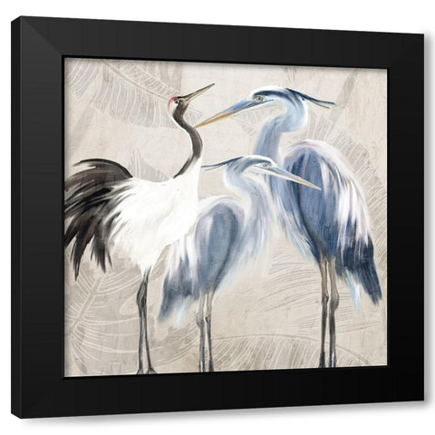 Together Black Modern Wood Framed Art Print by Allen, Kimberly