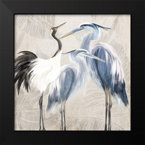 Together Black Modern Wood Framed Art Print by Allen, Kimberly