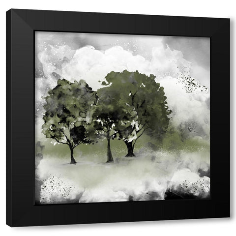 In the Distance Black Modern Wood Framed Art Print with Double Matting by Allen, Kimberly