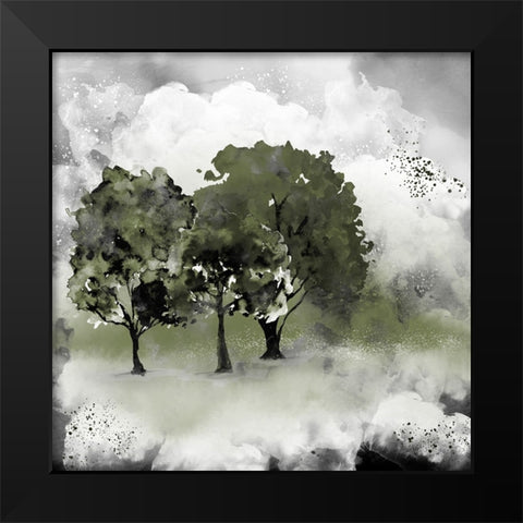 In the Distance Black Modern Wood Framed Art Print by Allen, Kimberly