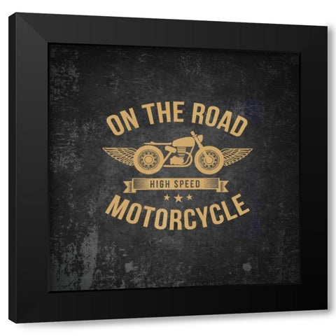 On the Road 1 Black Modern Wood Framed Art Print with Double Matting by Allen, Kimberly