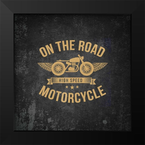 On the Road 1 Black Modern Wood Framed Art Print by Allen, Kimberly