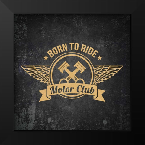 On the Road 2 Black Modern Wood Framed Art Print by Allen, Kimberly