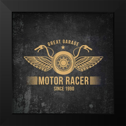 On the Road 3 Black Modern Wood Framed Art Print by Allen, Kimberly