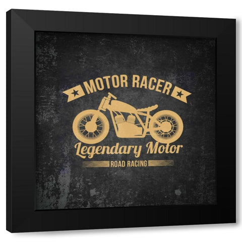 On the Road 4 Black Modern Wood Framed Art Print with Double Matting by Allen, Kimberly