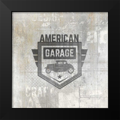 American Garage 1 Black Modern Wood Framed Art Print by Allen, Kimberly
