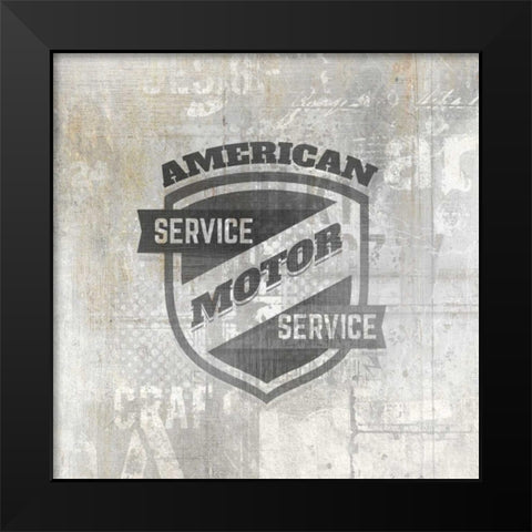 American Garage 3 Black Modern Wood Framed Art Print by Allen, Kimberly