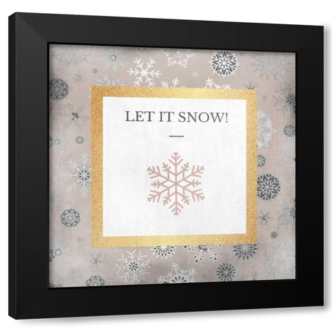 Candy Cane Christmas 4 Black Modern Wood Framed Art Print by Allen, Kimberly