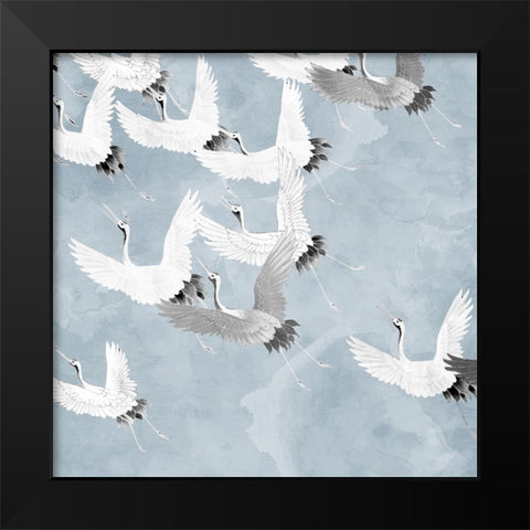 Flight Black Modern Wood Framed Art Print by Allen, Kimberly
