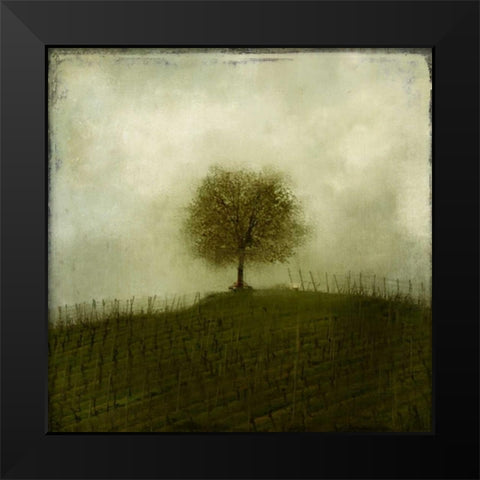 Top of the Hill Black Modern Wood Framed Art Print by Allen, Kimberly