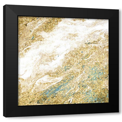 Golden Dust Black Modern Wood Framed Art Print by Allen, Kimberly