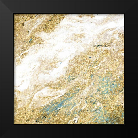 Golden Dust Black Modern Wood Framed Art Print by Allen, Kimberly