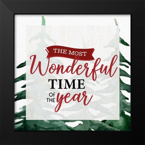 The Most Black Modern Wood Framed Art Print by Allen, Kimberly