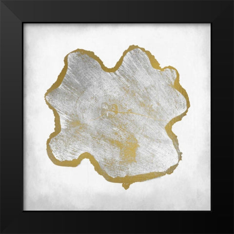 Rings 1 Black Modern Wood Framed Art Print by Allen, Kimberly