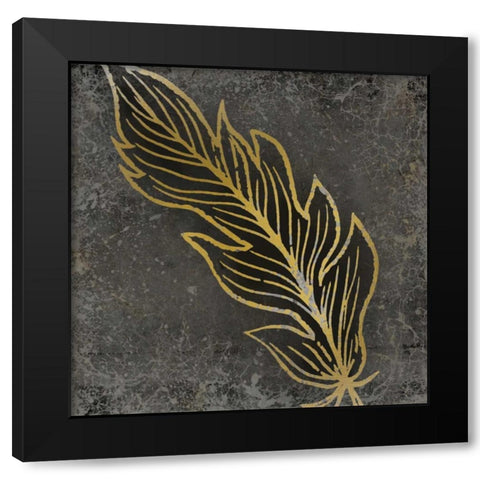 On Black 1 Black Modern Wood Framed Art Print by Allen, Kimberly