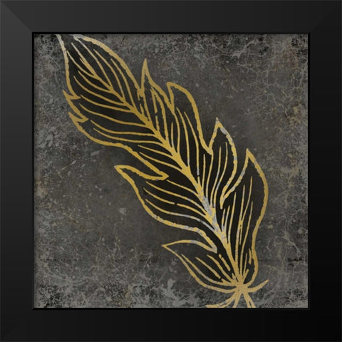 On Black 1 Black Modern Wood Framed Art Print by Allen, Kimberly