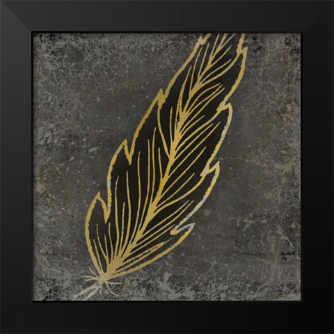 On Black 3 Black Modern Wood Framed Art Print by Allen, Kimberly