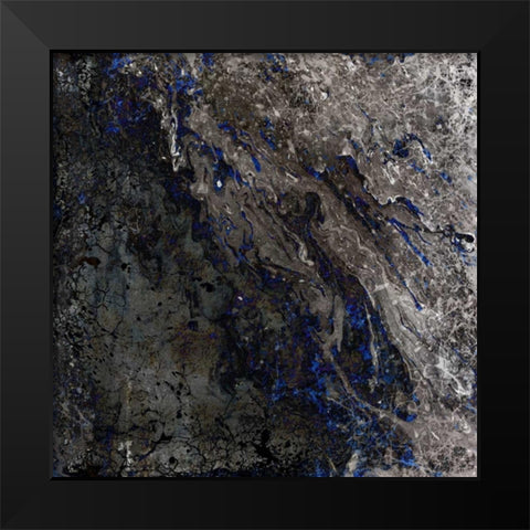 From The Deep Black Modern Wood Framed Art Print by Allen, Kimberly