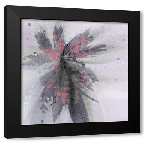 Glamour Plum 1 Black Modern Wood Framed Art Print by Allen, Kimberly
