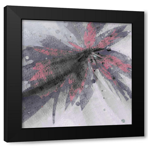 Glamour Plum 2 Black Modern Wood Framed Art Print with Double Matting by Allen, Kimberly
