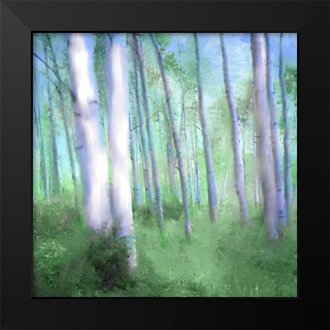 Aspen Grove Black Modern Wood Framed Art Print by Allen, Kimberly