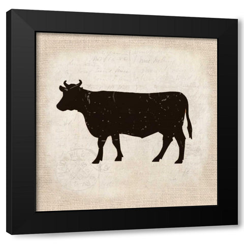 Country Day 1 Black Modern Wood Framed Art Print by Allen, Kimberly