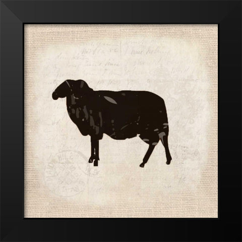 Country Day 2 Black Modern Wood Framed Art Print by Allen, Kimberly