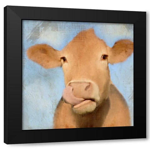 Dinnertime Black Modern Wood Framed Art Print with Double Matting by Allen, Kimberly