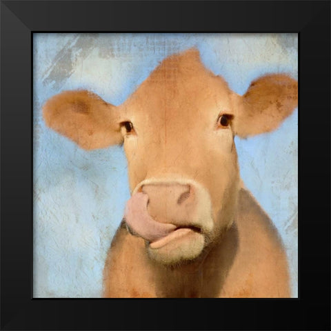 Dinnertime Black Modern Wood Framed Art Print by Allen, Kimberly