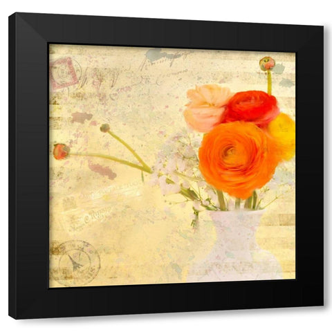 Happiness Black Modern Wood Framed Art Print by Allen, Kimberly
