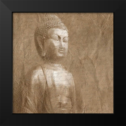 Inner Peace Black Modern Wood Framed Art Print by Allen, Kimberly