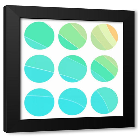 In Color 1 Black Modern Wood Framed Art Print by Allen, Kimberly