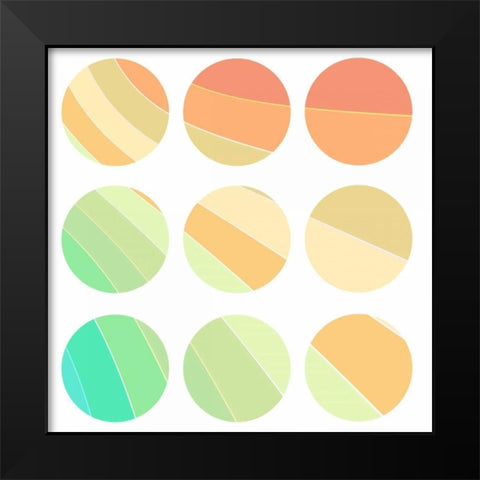 In Color 2 Black Modern Wood Framed Art Print by Allen, Kimberly