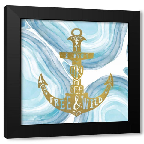 I Am 1 Black Modern Wood Framed Art Print by Allen, Kimberly