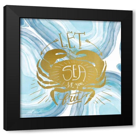 I Am 1 Black Modern Wood Framed Art Print by Allen, Kimberly