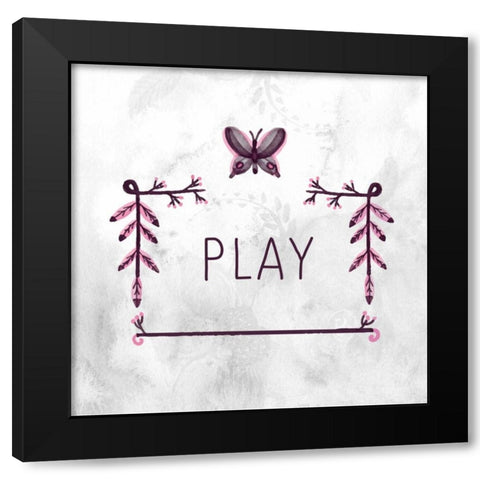 My Girl 3 Black Modern Wood Framed Art Print with Double Matting by Allen, Kimberly