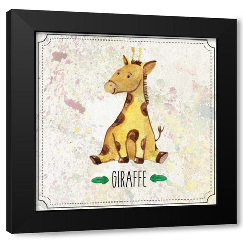 Jungle Day 2 Black Modern Wood Framed Art Print by Allen, Kimberly