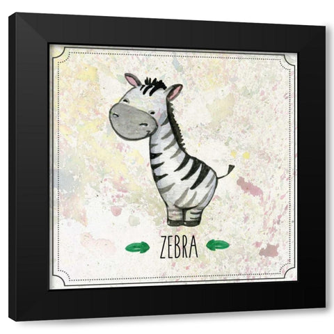 Jungle Day 4 Black Modern Wood Framed Art Print by Allen, Kimberly