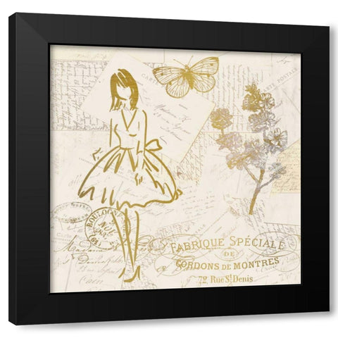 Fashion 2 Black Modern Wood Framed Art Print by Allen, Kimberly
