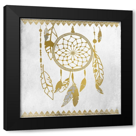Dreamcatcher 1 Black Modern Wood Framed Art Print by Allen, Kimberly