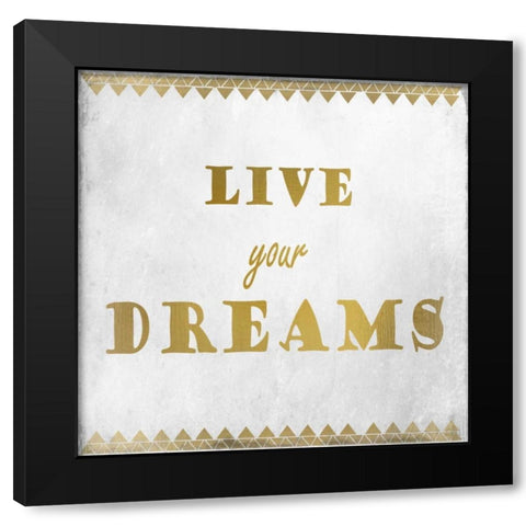 Dreamcatcher 2 Black Modern Wood Framed Art Print with Double Matting by Allen, Kimberly