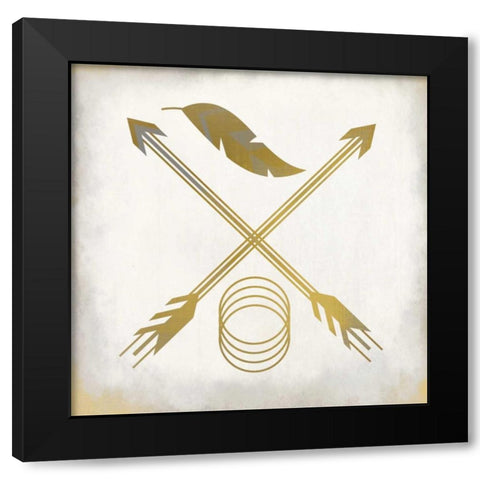 Elements 1 Black Modern Wood Framed Art Print by Allen, Kimberly