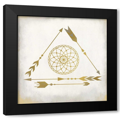 Elements 2 Black Modern Wood Framed Art Print by Allen, Kimberly