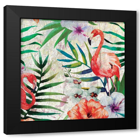 Tropical Life 2 Black Modern Wood Framed Art Print with Double Matting by Allen, Kimberly
