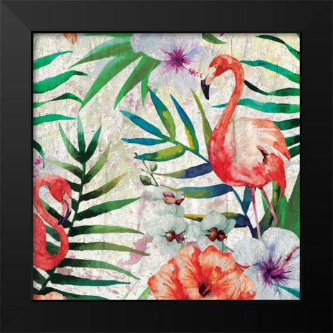 Tropical Life 2 Black Modern Wood Framed Art Print by Allen, Kimberly