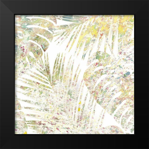 Tropical Splatter 2 Black Modern Wood Framed Art Print by Allen, Kimberly