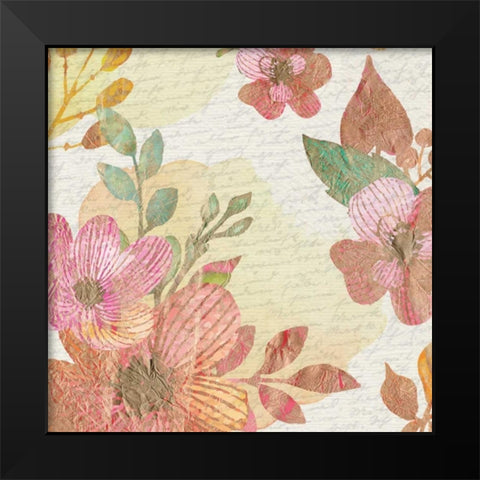 Springtime 1 Black Modern Wood Framed Art Print by Allen, Kimberly