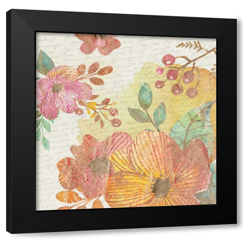 Springtime 2 Black Modern Wood Framed Art Print by Allen, Kimberly