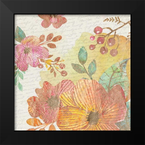 Springtime 2 Black Modern Wood Framed Art Print by Allen, Kimberly