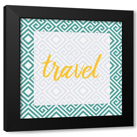 Escape 1 Black Modern Wood Framed Art Print with Double Matting by Allen, Kimberly